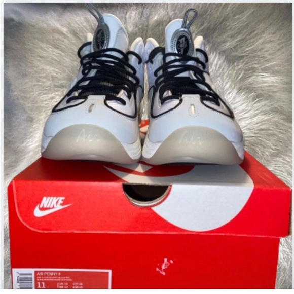 NWOT Air Penny II - White/Photon Dust-Black-Sail - Picture 3 of 5